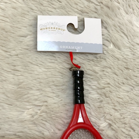 NWT Tennis Racket Christmas Tree Ornament - Picture 2 of 2